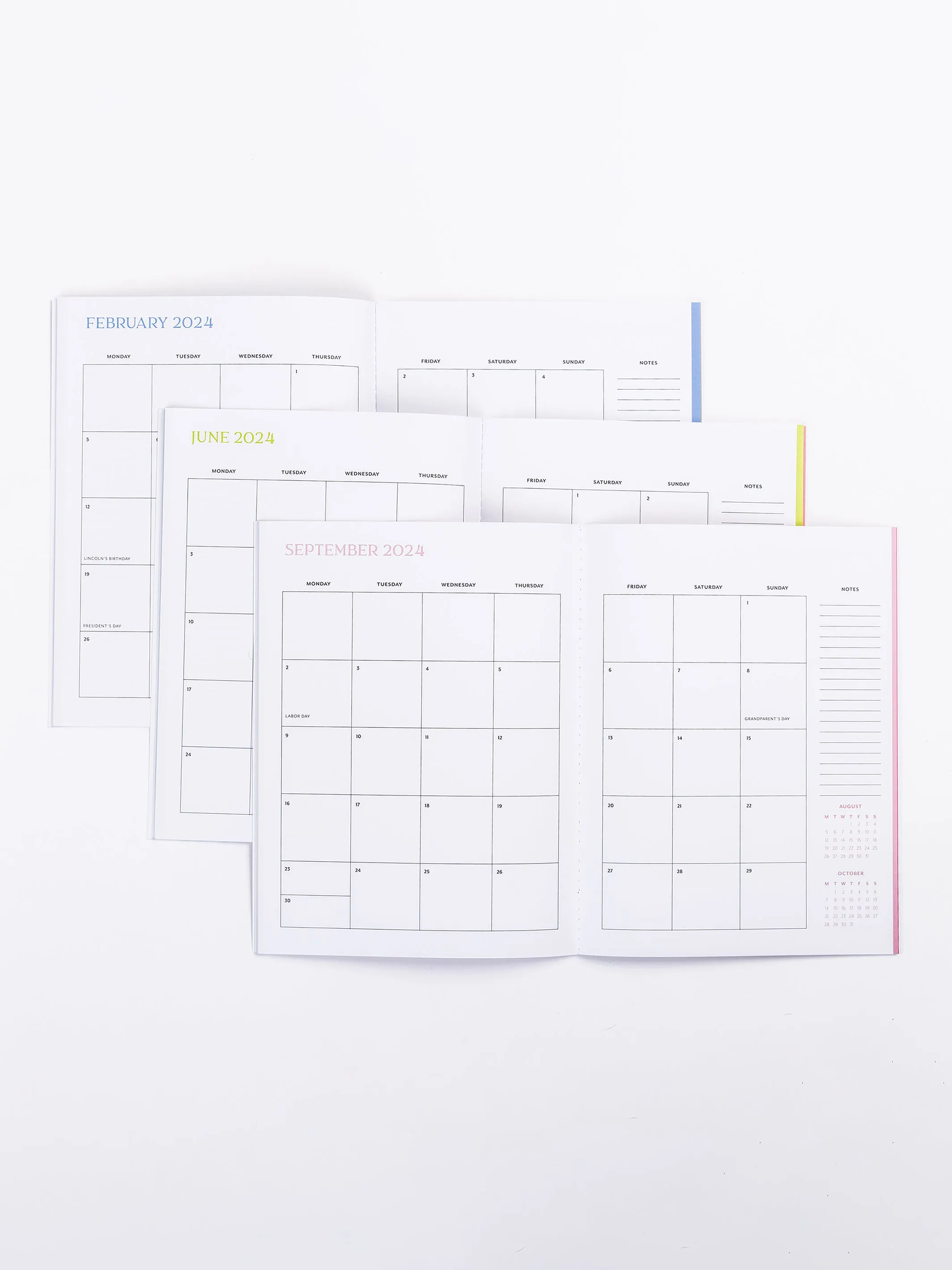 2024-25 Large Monthly Academic Planner | Drop By Drop