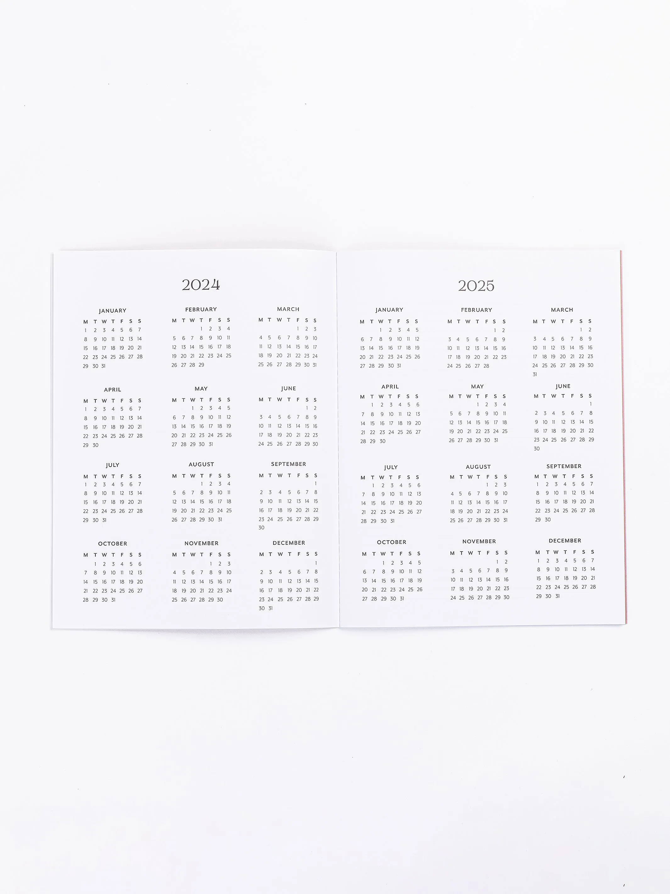 2024-25 Large Monthly Academic Planner | Drop By Drop