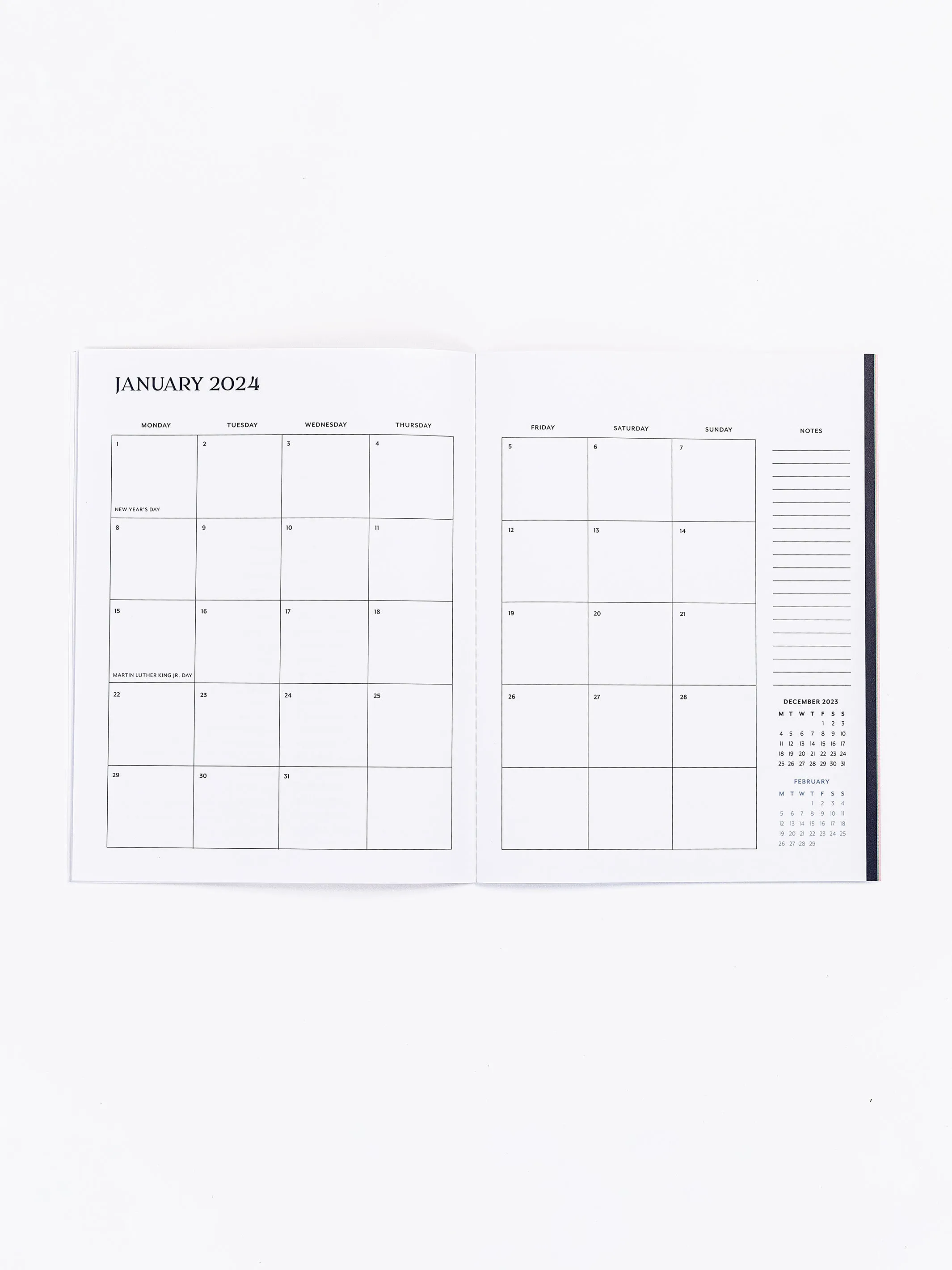 2024-25 Large Monthly Academic Planner | Drop By Drop