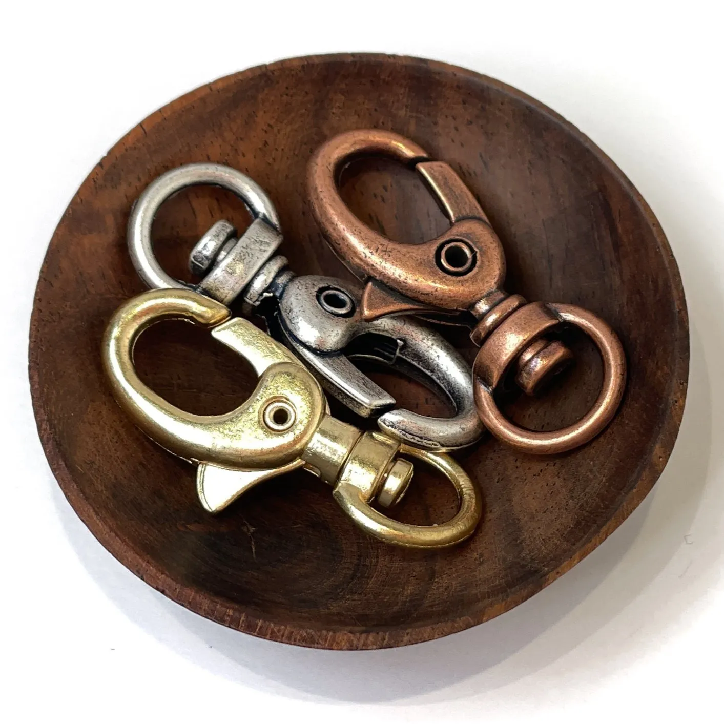 30mm x 15mm Base Metal Swivel Lobster Clasp - 1 pc.