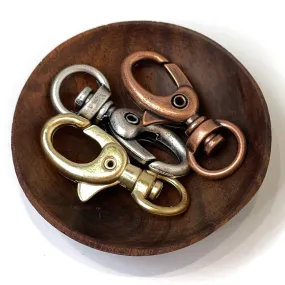 30mm x 15mm Base Metal Swivel Lobster Clasp - 1 pc.