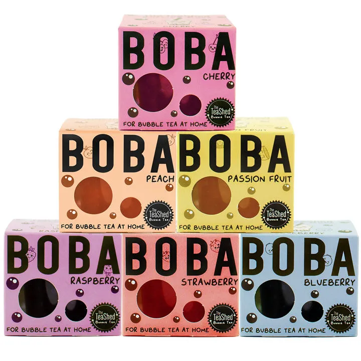 Bubble Tea Kit Gift Set with Syrup – 9 Servings
