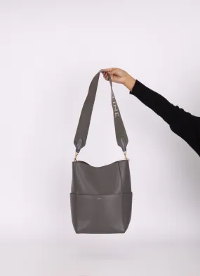 Celine Leather Medium Sangle Tote