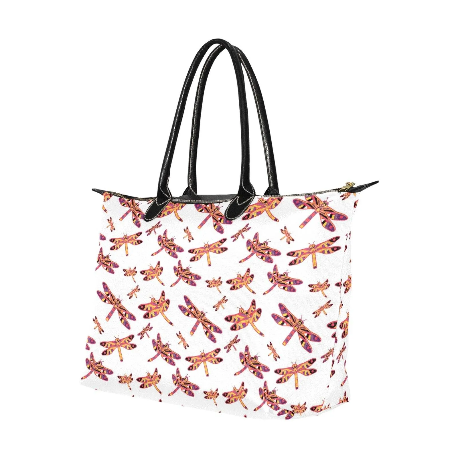 Gathering White Single-Shoulder Lady Handbag