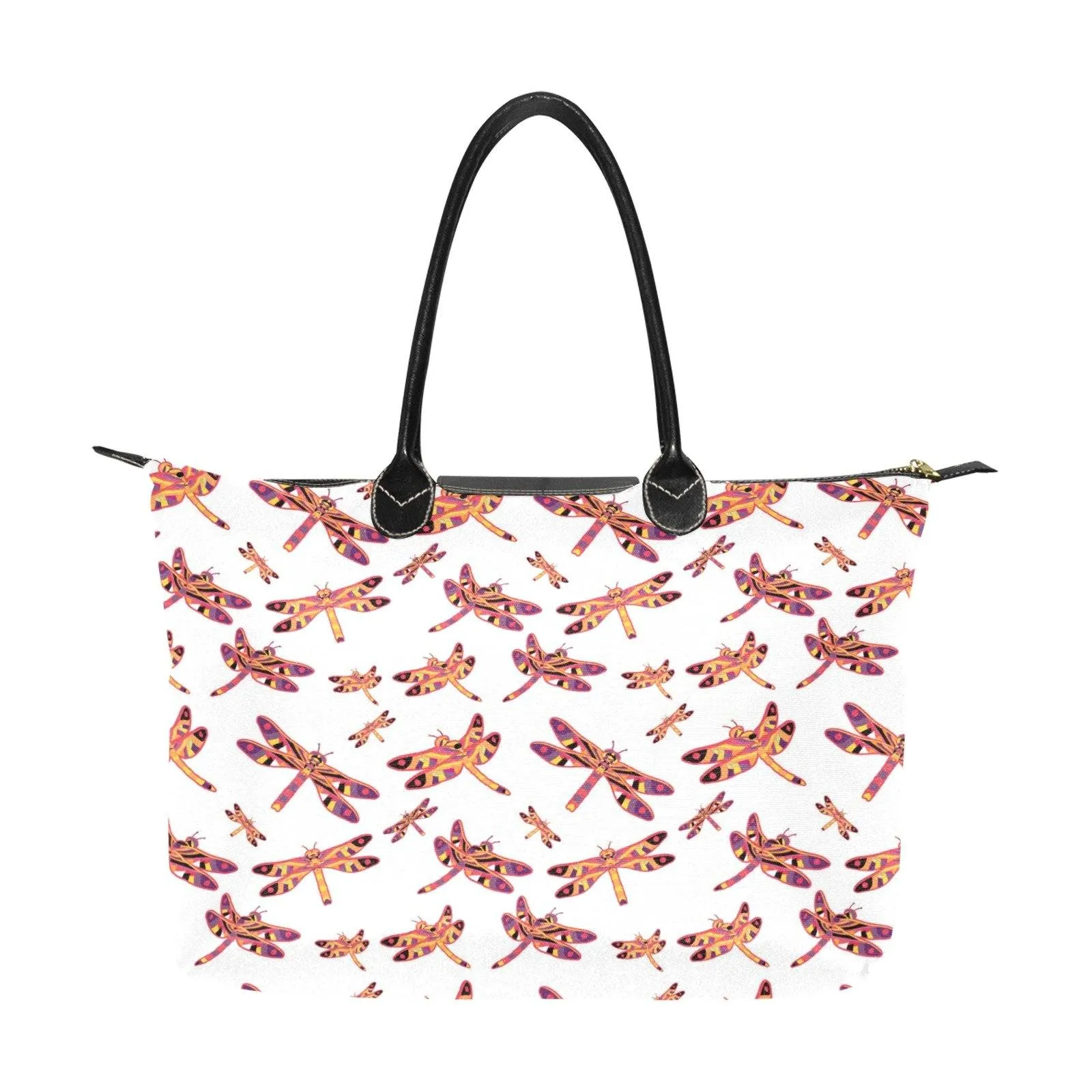 Gathering White Single-Shoulder Lady Handbag