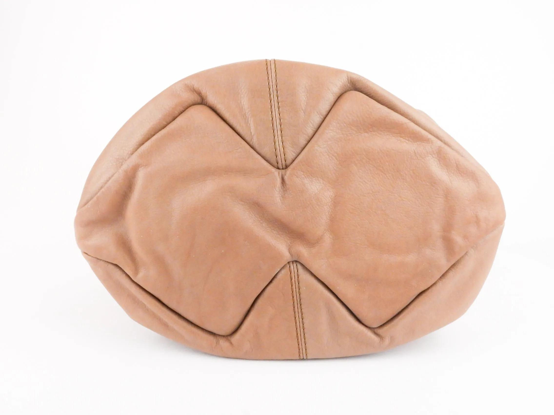 Givenchy Beige and Red Leather Tinhan Hobo Bag
