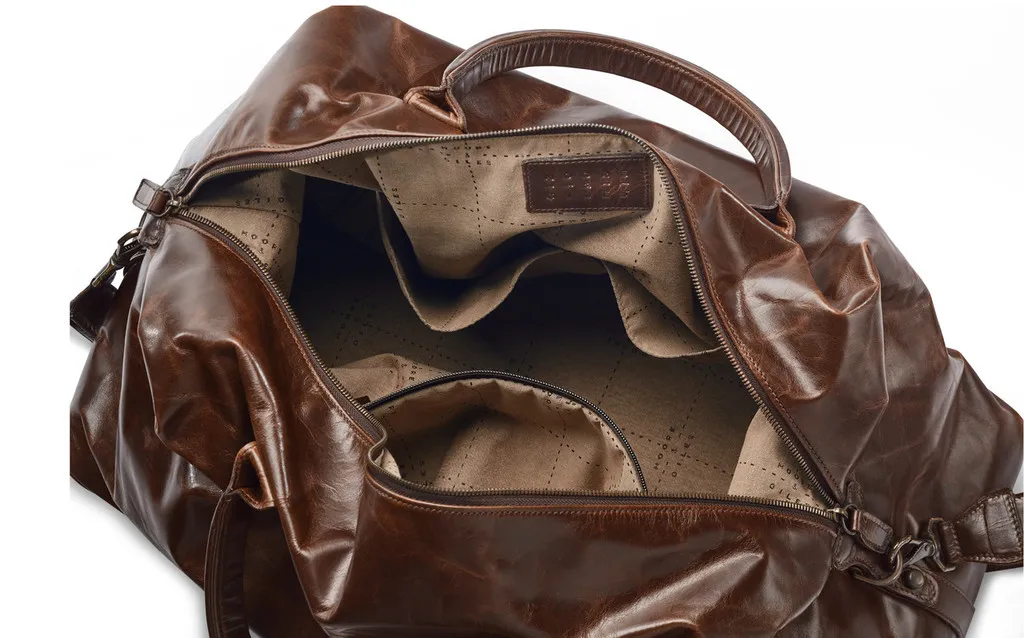KOHLER OF KOHLER LEATHER WEEKEND BAG