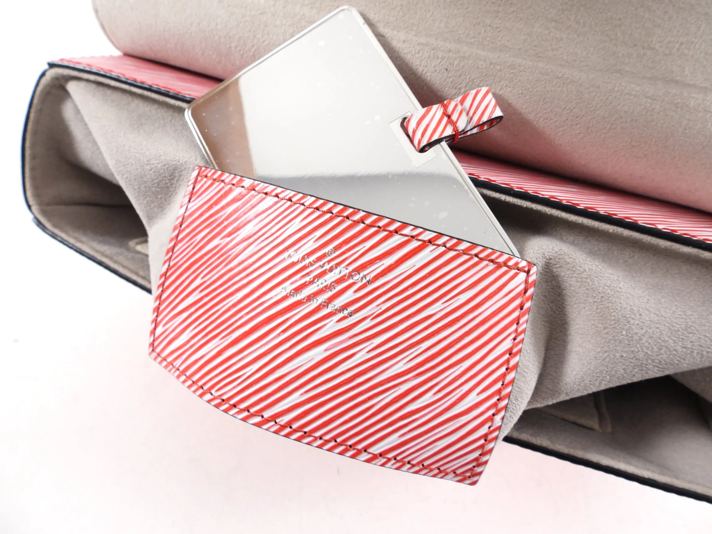 Louis Vuitton Red Epi Stud Limited Edition Twist MM Bag