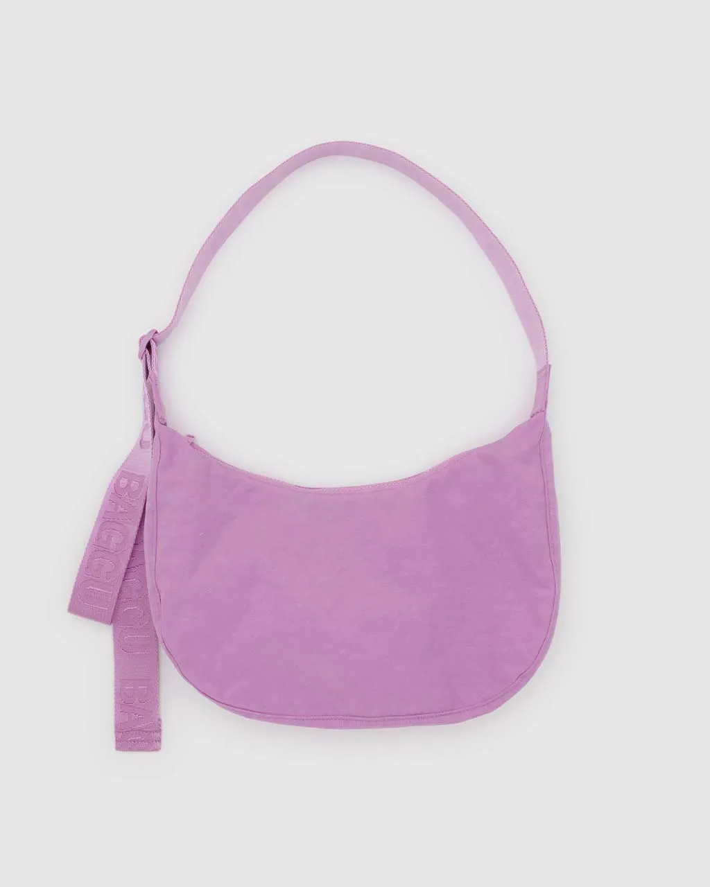 Medium Nylon Crescent Bag - Peony
