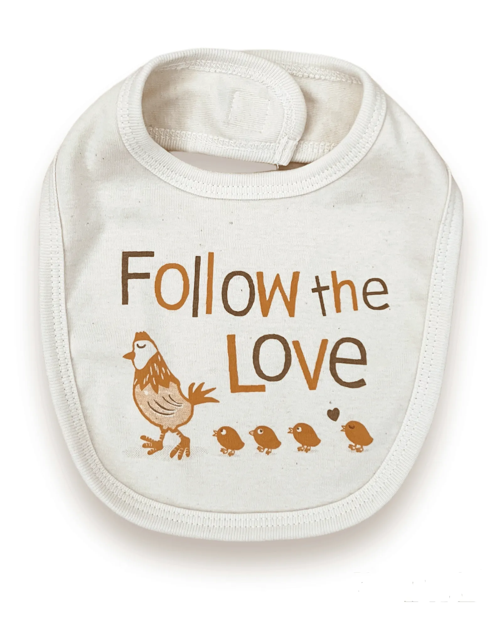 ONESIE & BIB SET - FOLLOW THE LOVE