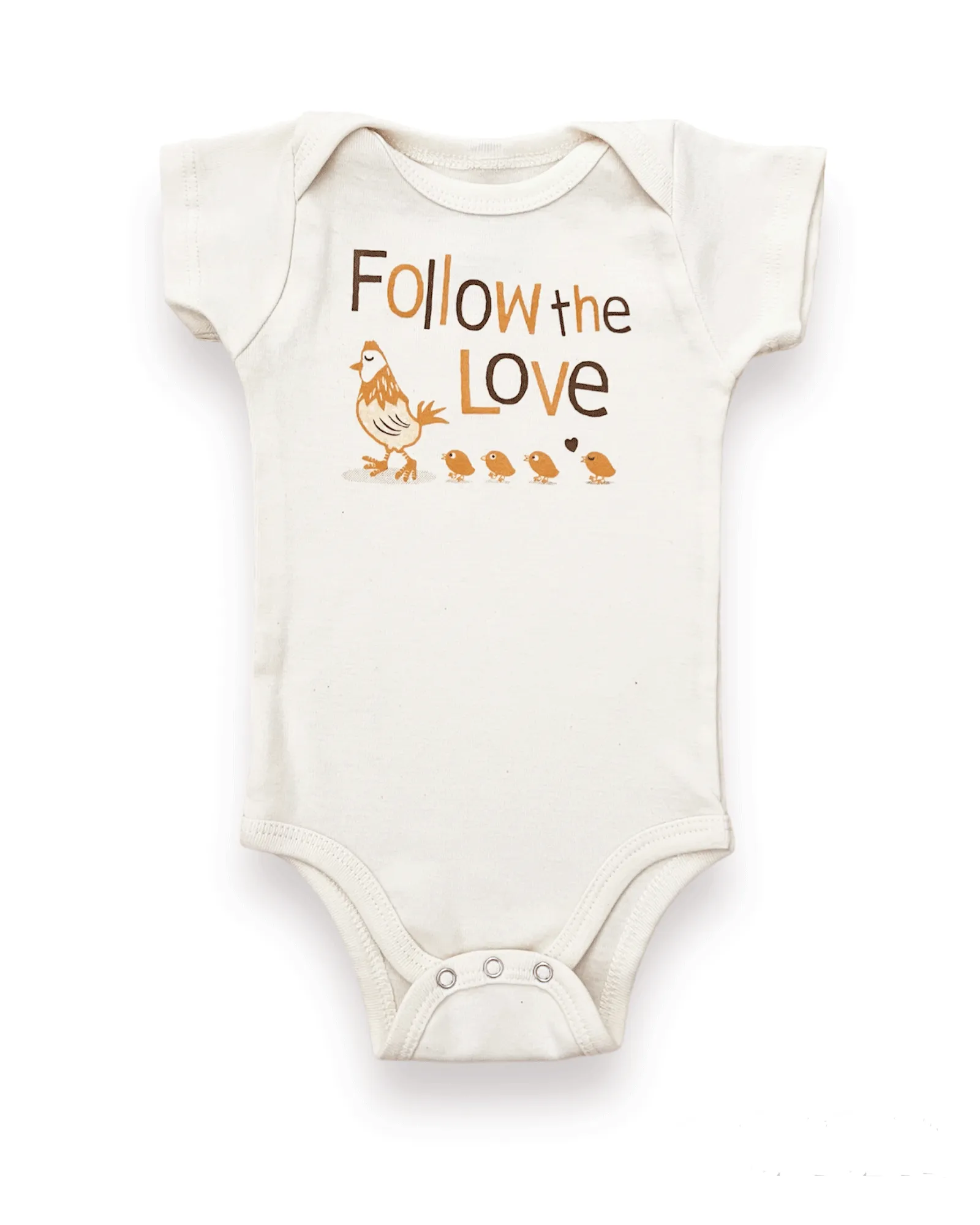 ONESIE & BIB SET - FOLLOW THE LOVE