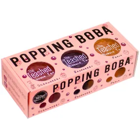 Popping Boba Set for Bubble Tea (Strawberry, Peach & Raspberry)