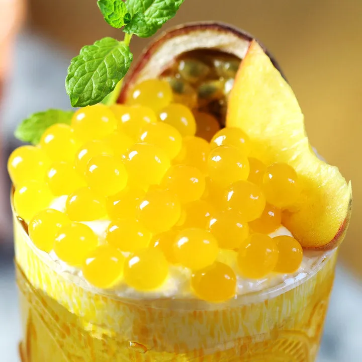 Popping Boba Set for Bubble Tea (Strawberry, Peach & Raspberry)