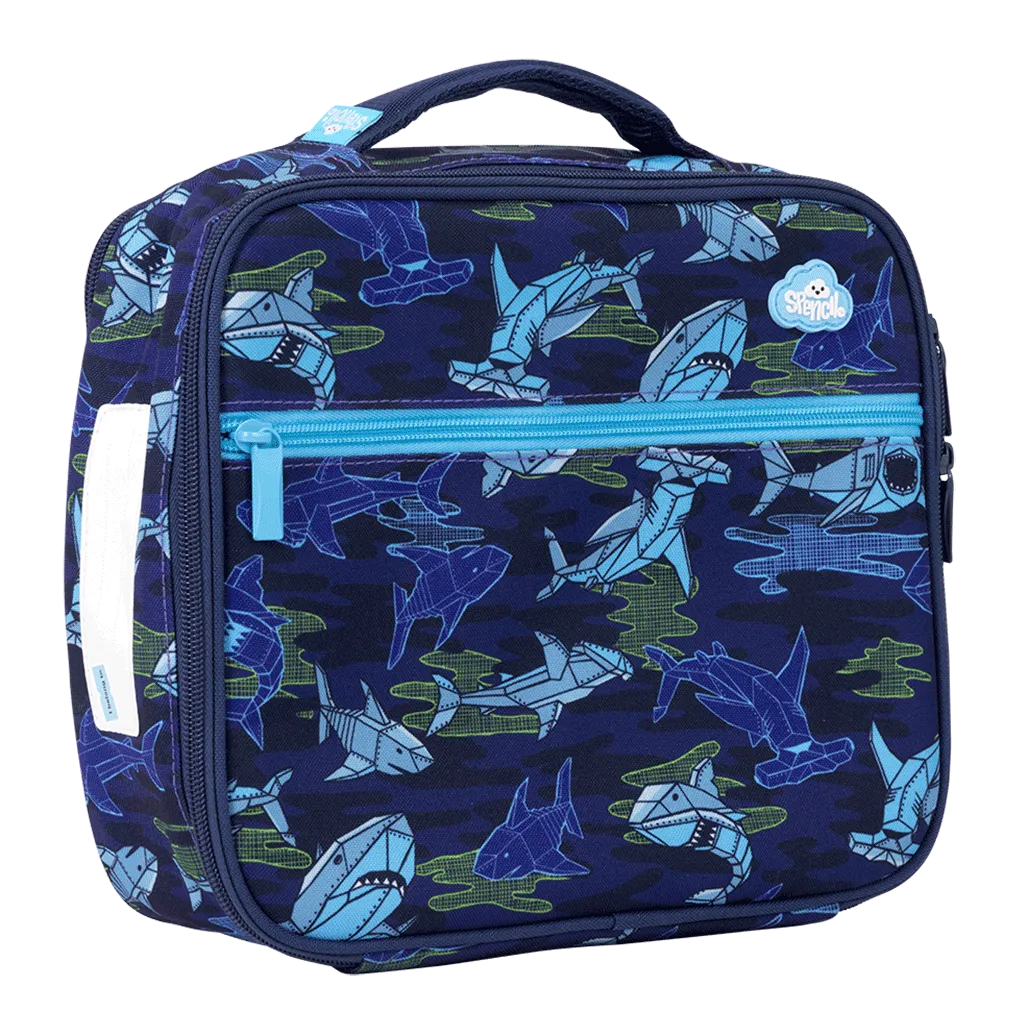 Spencil BIG Cooler Lunch Bag   Chill Pack - Robo Shark