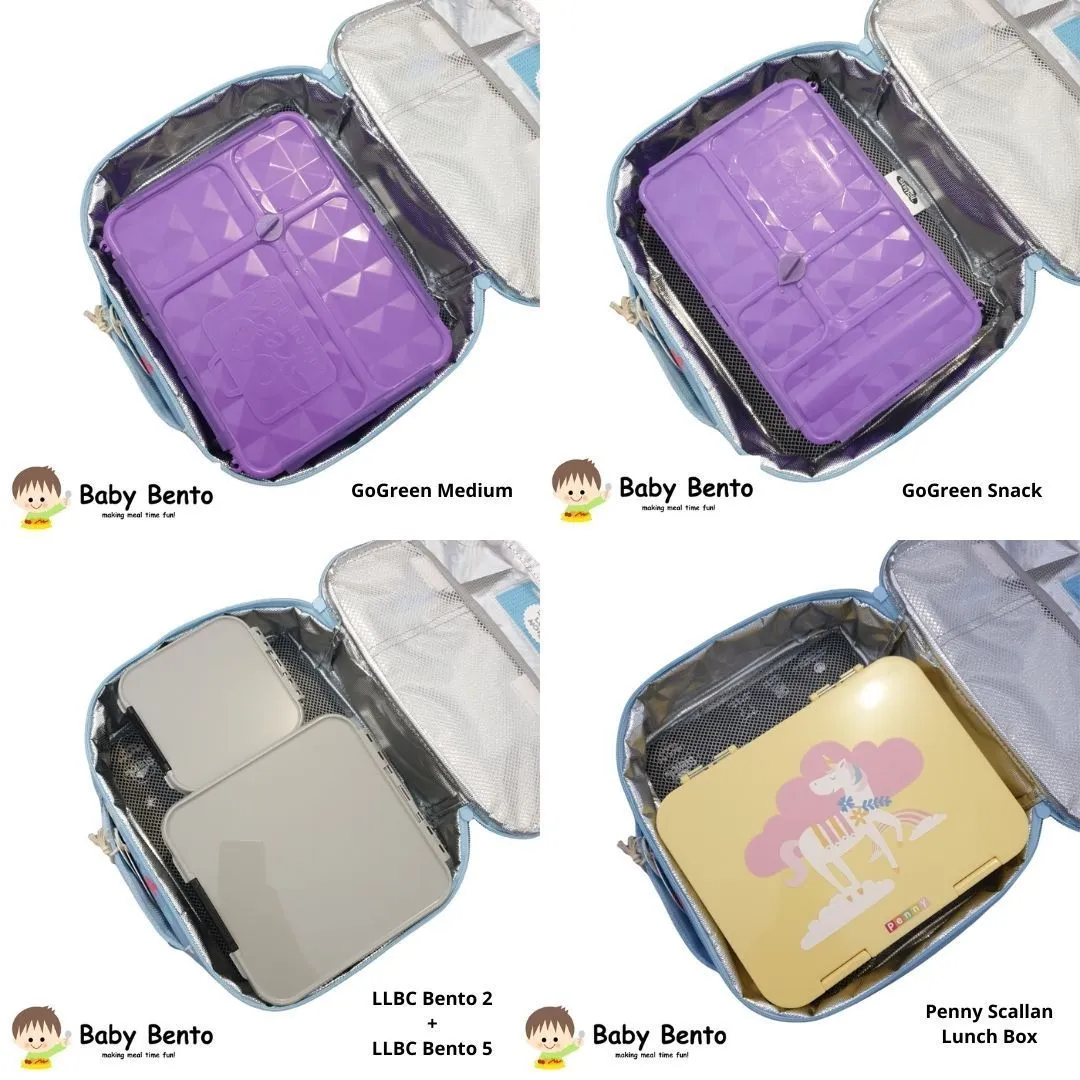Spencil Insulated Lunch Bag with Chill Pack - Flower Power
