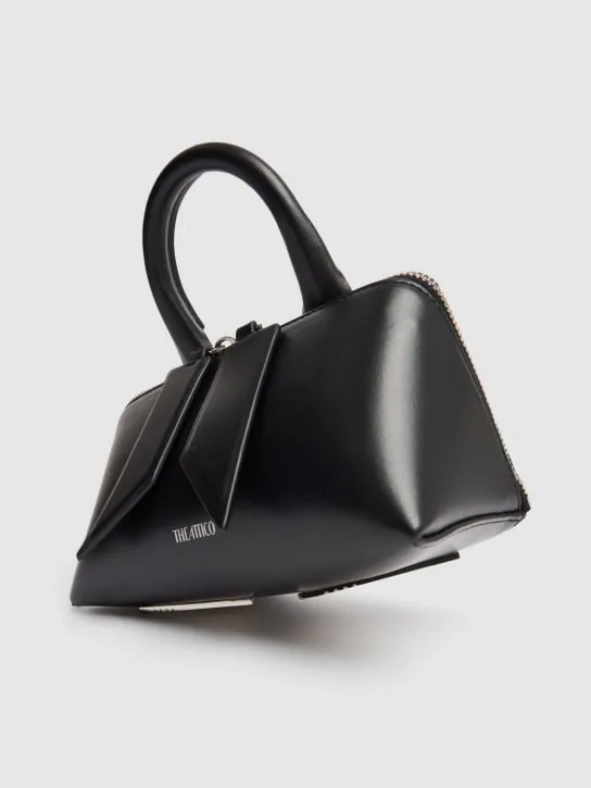 The Attico   Small Friday leather top handle bag 