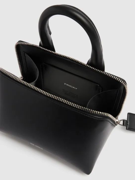 The Attico   Small Friday leather top handle bag 