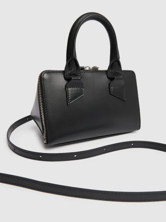 The Attico   Small Friday leather top handle bag 