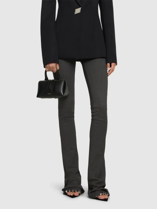 The Attico   Small Friday leather top handle bag 
