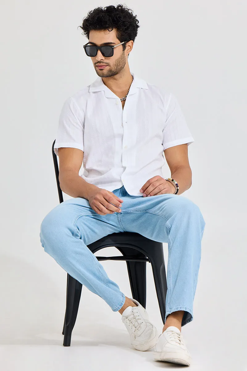 Twisted Line White Shirt