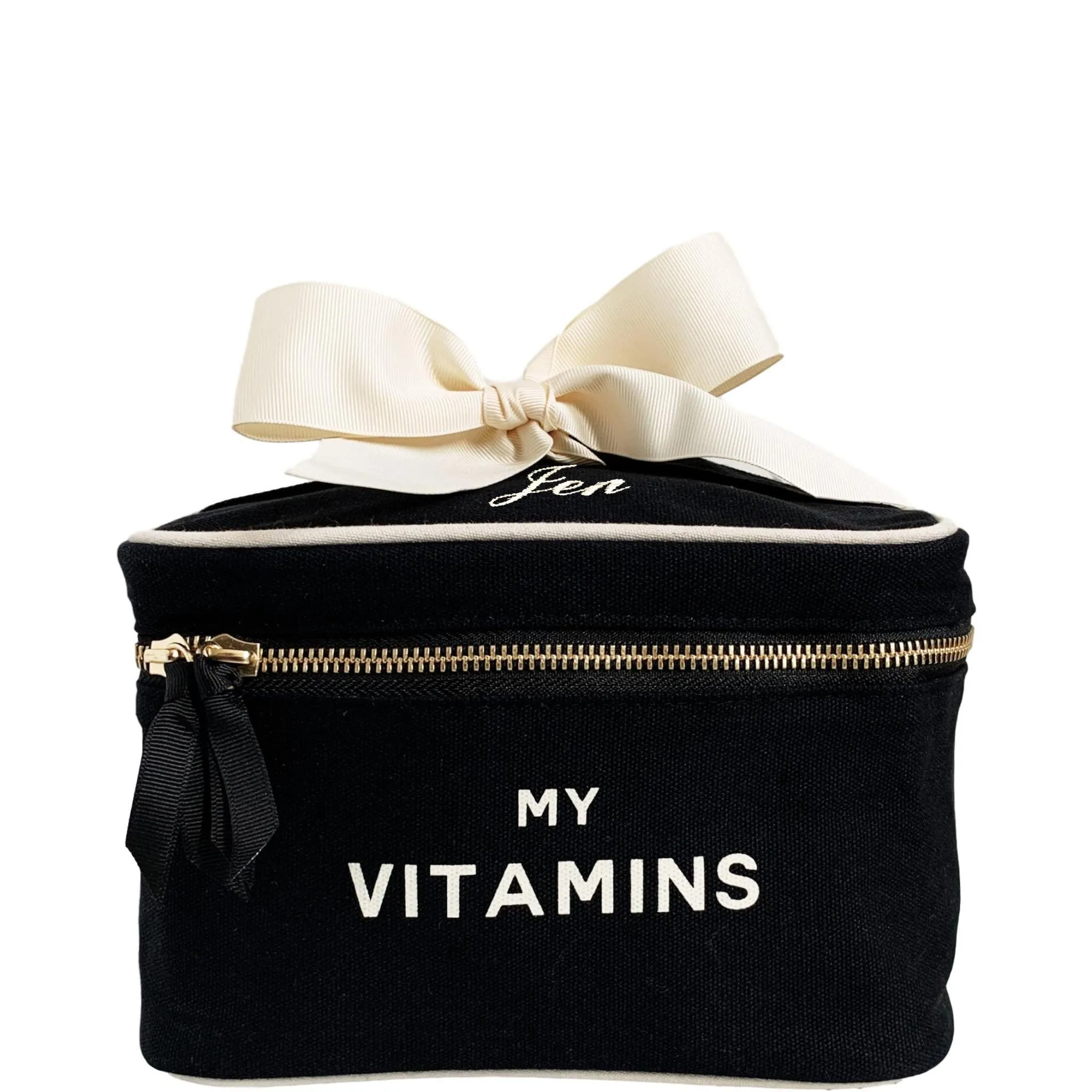 Vitamins Storage and Travel Box, Black
